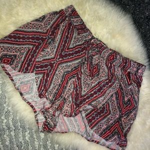 Boho patterned shorts